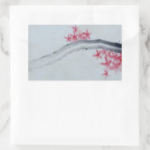 メープル日本の 長方形シール (バッグ)