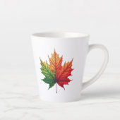 メープル秋リーフ カフェラテマグ (右)