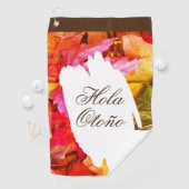 メープル秋紅葉ボタニカルゴルファー恋人 ゴルフタオル (インサイチュ)