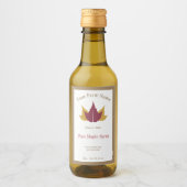 メープル素朴シロップKraftラベルシール ワインラベル (正面)