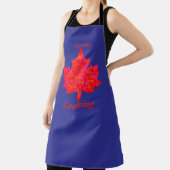 メープル絵を描リーフ エプロン (インサイチュ)