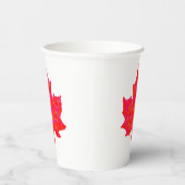 メープル絵を描リーフ 紙コップ (右)