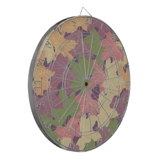 メープル落ちた葉ズ幸せ秋 ダーツボード (正面左)