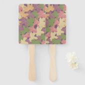 メープル落ちた葉ズ幸せ秋 ハンドファン (正面&裏面)