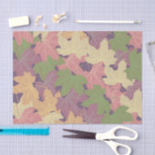 メープル落ちた葉ズ幸せ秋 薄葉紙 (クラフト)