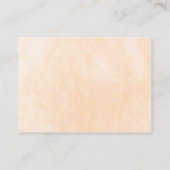 メープル葉ウェディングレセプション エンクロージャーカード (裏面)