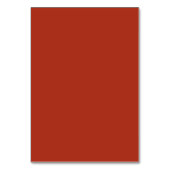 メープル葉オレンジ&テラコッタ秋結婚の テーブルナンバー (裏面)