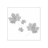 メープル葉ゴムスタンプ ラバースタンプ (インプリント)