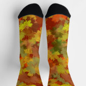 メープル葉ズ秋 ソックス (上部)