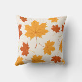 メープル葉パターン クッション (裏面)