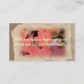 メープル葉ビジネスカード 名刺 (裏面)