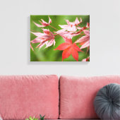 メープル葉日本の キャンバスプリント (インサイチュ (リビング))