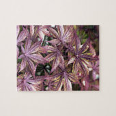 メープル葉日本の ジグソーパズル (横)