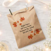 メープル葉製品バッグ フェイバーバッグ (クリップ留めされた状態)