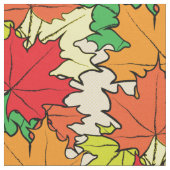 メープル葉I ファブリック (クローズアップ)