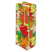 メープル葉I ワインギフトバッグ (正面アングル)