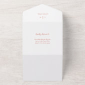 メープル離れアントラコッタグラデーションQRコード オールインワン招待状 (外側)