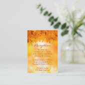 メープル離れスの秋の豪華エンクロージャカード エンクロージャーカード (スタンド正面)