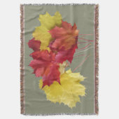 メープル離れブランケット スローブランケット (正面縦)