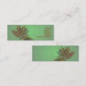 メープル離れプロファイル・カード スキニー名刺 (正面/裏面)