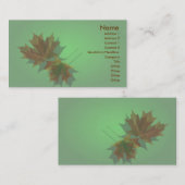 メープル離れプロファイル・カード 名刺 (正面/裏面)