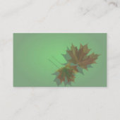 メープル離れプロファイル・カード 名刺 (裏面)