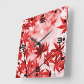 メープル離れランドスケープデザイン-21355 スクエア壁時計 (傾斜)