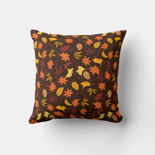 メープル離れ型Pattern-45947 クッション (裏面)