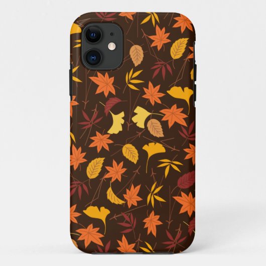 メープル離れ型Pattern-45947 Case-Mate iPhoneケース (裏面)