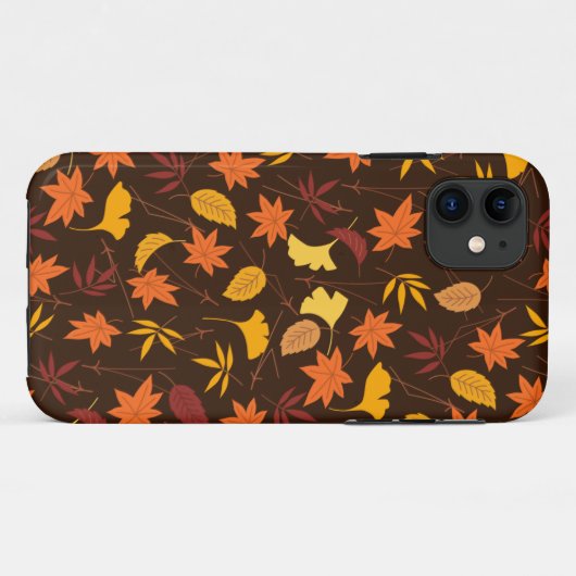 メープル離れ型Pattern-45947 Case-Mate iPhoneケース (裏面(横))