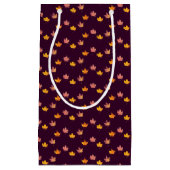 メープル離れ秋ベビーシャワー スモールペーパーバッグ (正面)