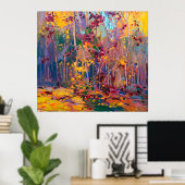 メープル10月 | Tom Thomson | ポスター (ホームオフィス)