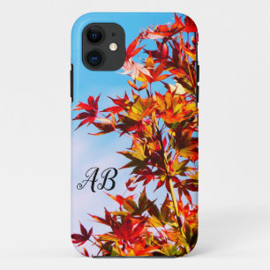 メープル(カスタマイズ可能な文字) iPhone 11 ケース