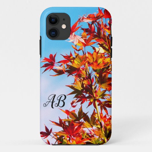 メープル(カスタマイズ可能な文字) Case-Mate iPhoneケース (裏面)