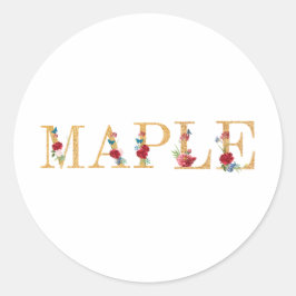 メープル ラウンドシール