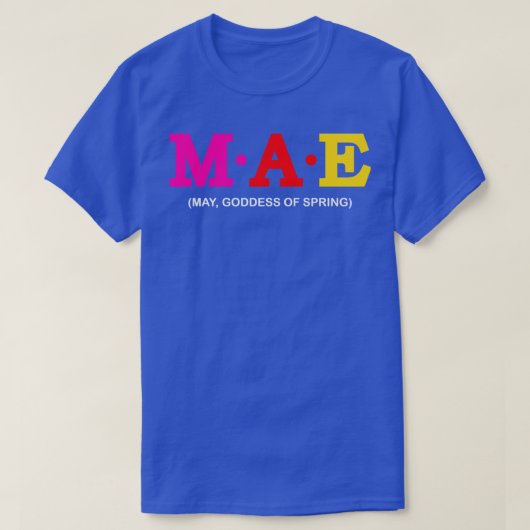 メーメメイ女神春 Tシャツ (デザイン正面)