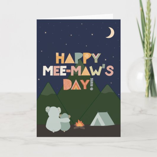 メーモーの母の日のカード カード (正面)