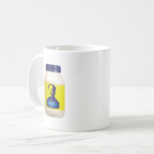 メーヨー-新しく中国のなマヨネーズ コーヒーマグカップ (正面左)