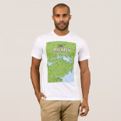 メーラレン湖スウェーデン Tシャツ (正面フル)