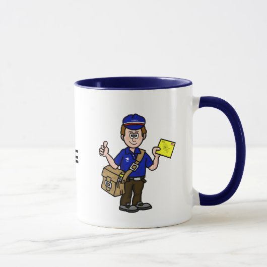 メーラーパーソナライズされたネームMug マグカップ (右)