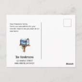 メールおもしろいキャリアの移動案内 ポストカード (裏面)