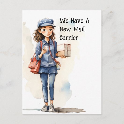 メールおもしろいキャリアの移動案内 ポストカード (正面)