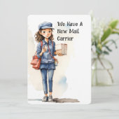 メールおもしろいキャリア移動案内カード (スタンド正面)