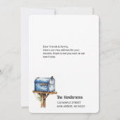 メールおもしろいキャリア移動案内カード (裏面)