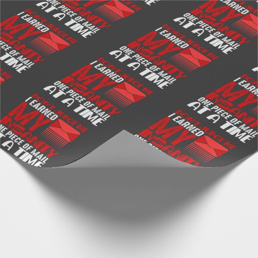 メールおもしろいマンユーモア狂信メールキャリアことわざ ラッピングペーパー (角)