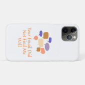 メールが私に届きませんでした Case-Mate iPhoneケース (裏面(横))