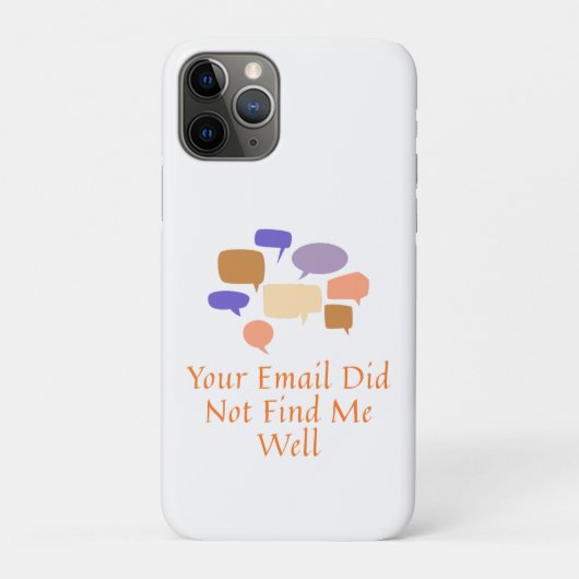メールが私に届きませんでした Case-Mate iPhoneケース (裏)