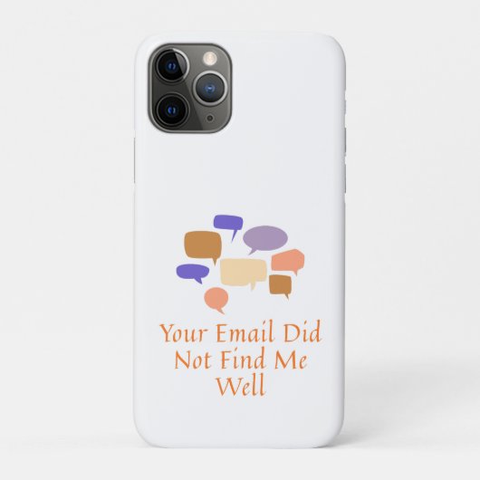 メールが私を元気にしてくれませんでしたように Case-Mate iPhoneケース (裏)