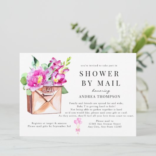 メールでシャワーを浴びる 招待状 (スタンド正面)