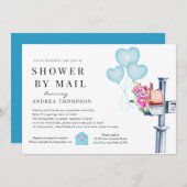 メールでシャワーを浴びる 招待状 (正面/裏面)